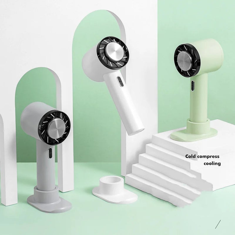 Bluejw Handheld Cooling Fan with Flashlight: Portable Camping Fan & Affordable Mini Fan with Handheld Flashlights - Image 3